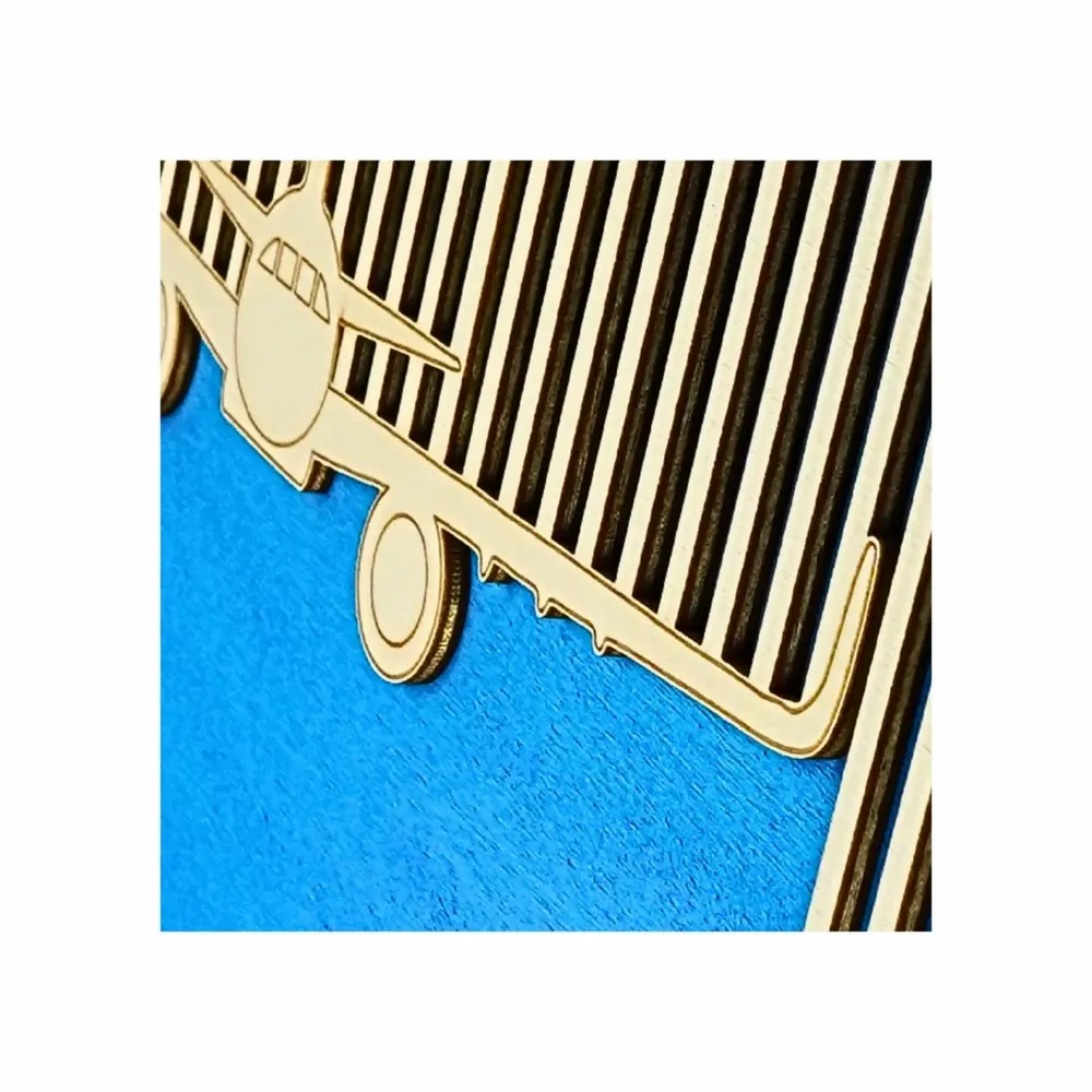 Paintings - Wooden Airplane Wall Art 3 - WOODILLUSION