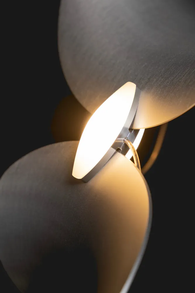 Hanging lights - Dune 6 Vertical Line - Sculptural Linear Ceiling Luminaire - MOSS OBJECTS