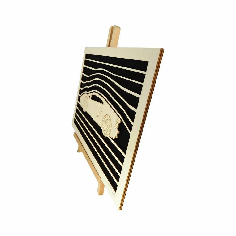 Paintings - Wooden Car Wall Art 1 V2 - WOODILLUSION