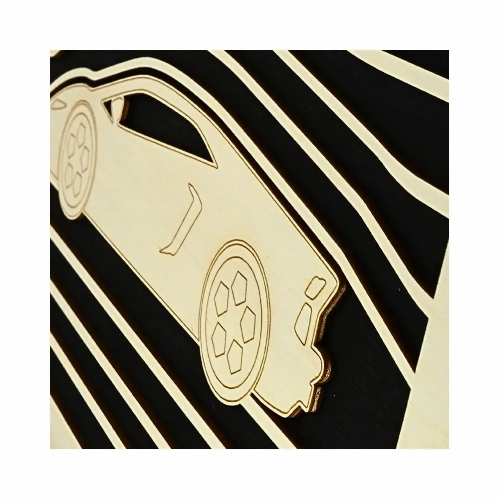 Paintings - Wooden Car Wall Art 1 V2 - WOODILLUSION