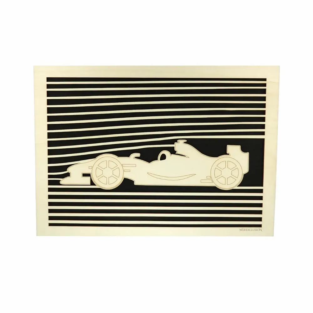 Paintings - Wooden Car Wall Art 2 - WOODILLUSION