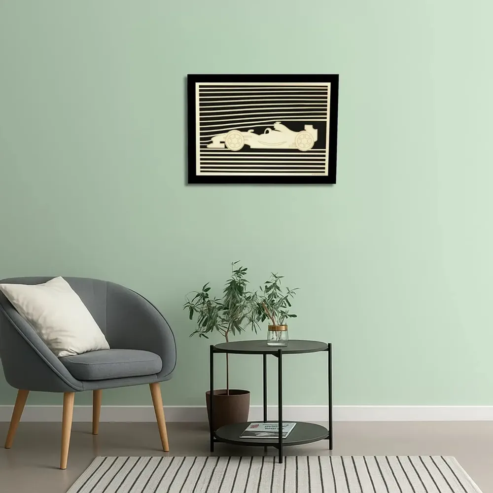 Paintings - Wooden Car Wall Art 2 - WOODILLUSION