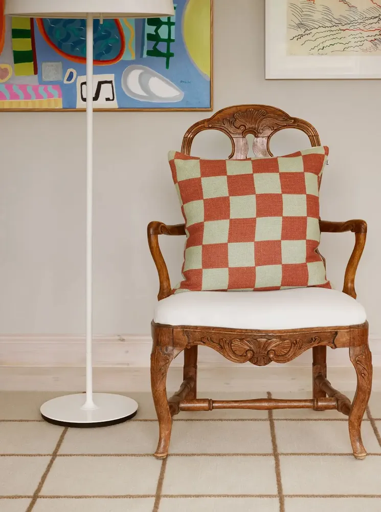 Fabric cushions - Linen Cushions - Buffalo Check - CHHATWAL & JONSSON