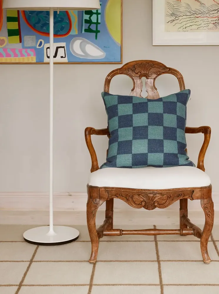 Fabric cushions - Linen Cushions - Buffalo Check - CHHATWAL & JONSSON