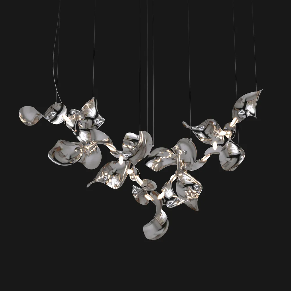 Hanging lights - Dune 20 Cluster – Modular Sculptural Chandelier Luminaire - MOSS OBJECTS