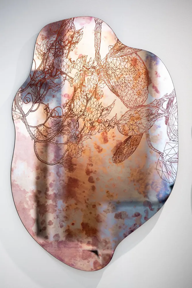 Panneaux séparateurs - Pink Opuntia - LIBRA ART & DESIGN