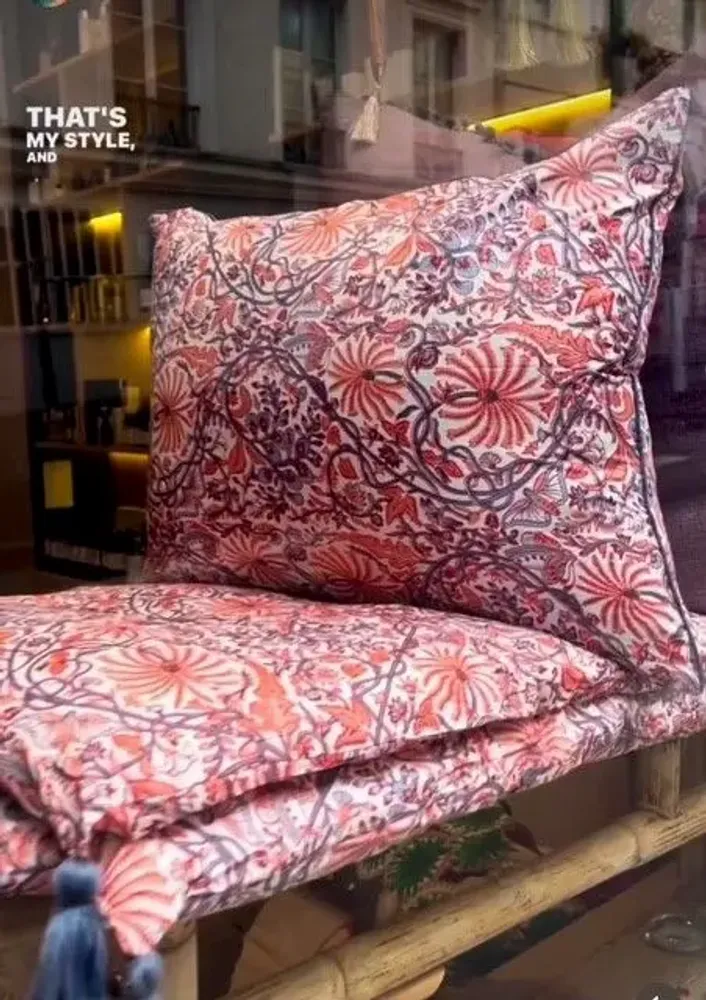 Design textile et surface - Courte pointe Winter Fall & Coussins assortis - AWESOME HOME