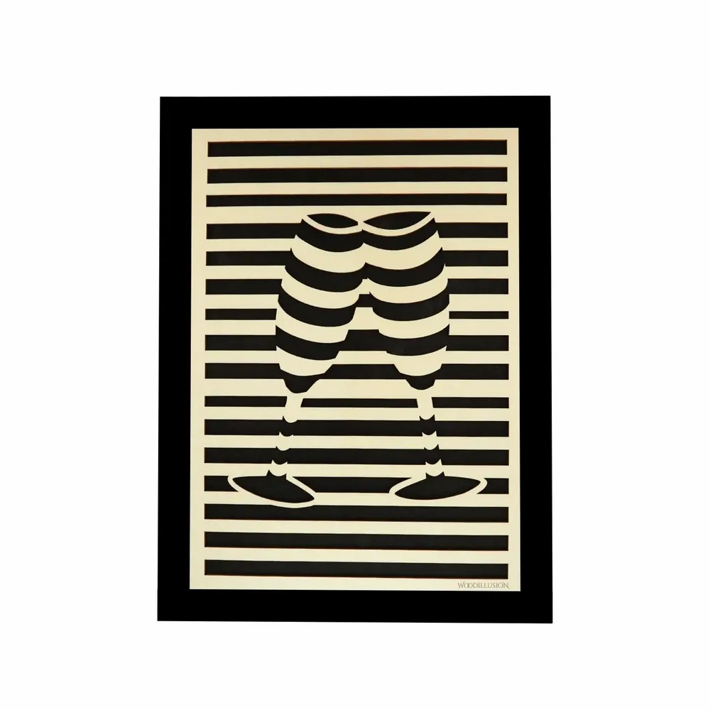 Paintings - Wooden Glasses of Champagne Wall Art - WOODILLUSION