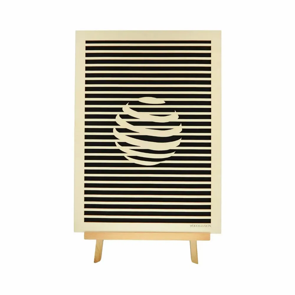 Paintings - Wooden Sphere Wall Art - WOODILLUSION