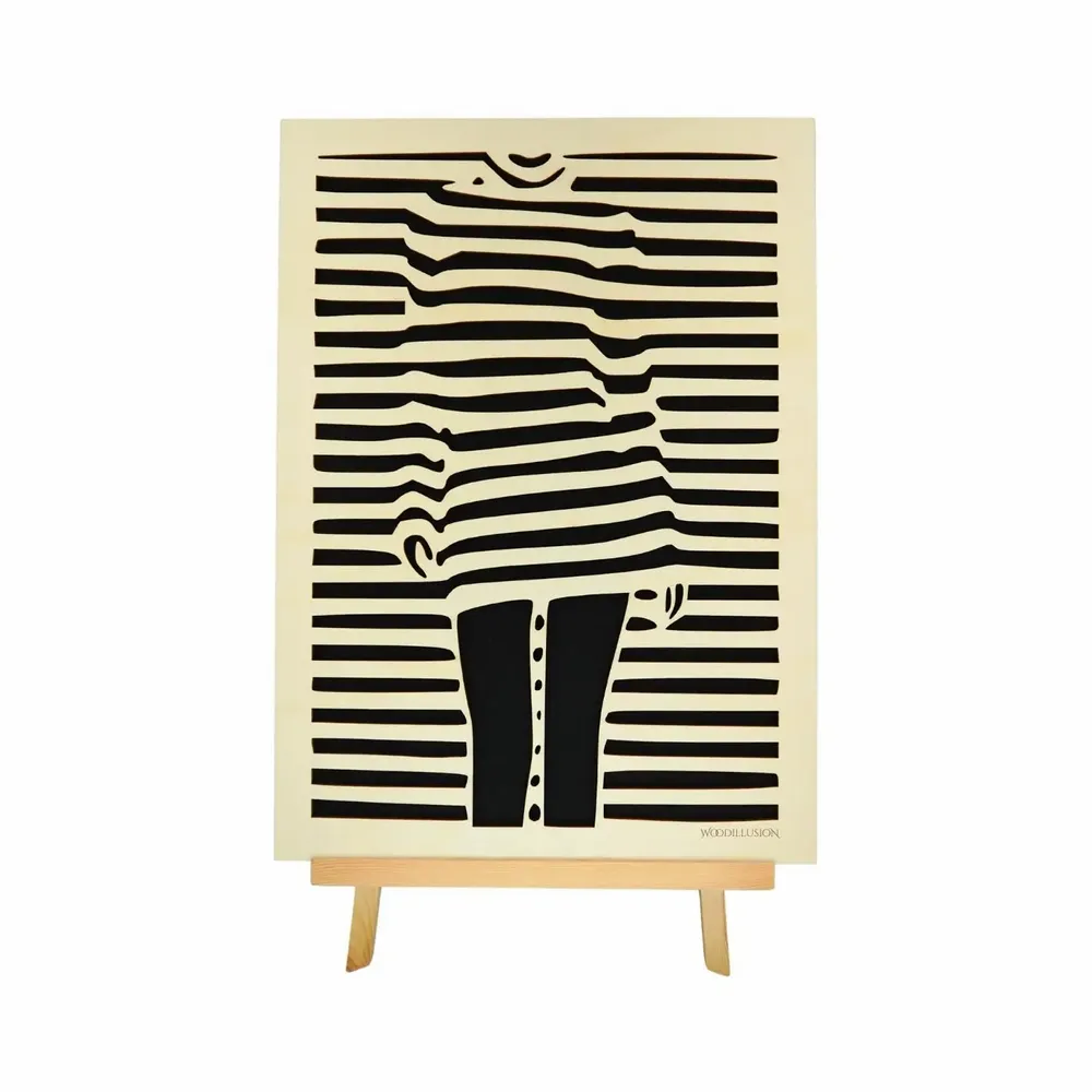 Paintings - Wooden Silhouette Wall Art 1 - WOODILLUSION