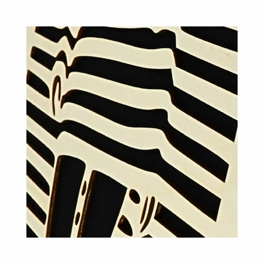 Paintings - Wooden Silhouette Wall Art 1 - WOODILLUSION