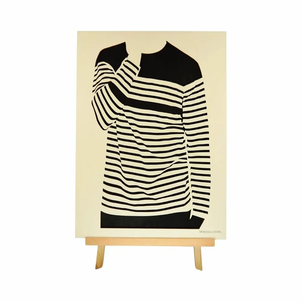 Paintings - Wooden Silhouette Wall Art 3 - WOODILLUSION