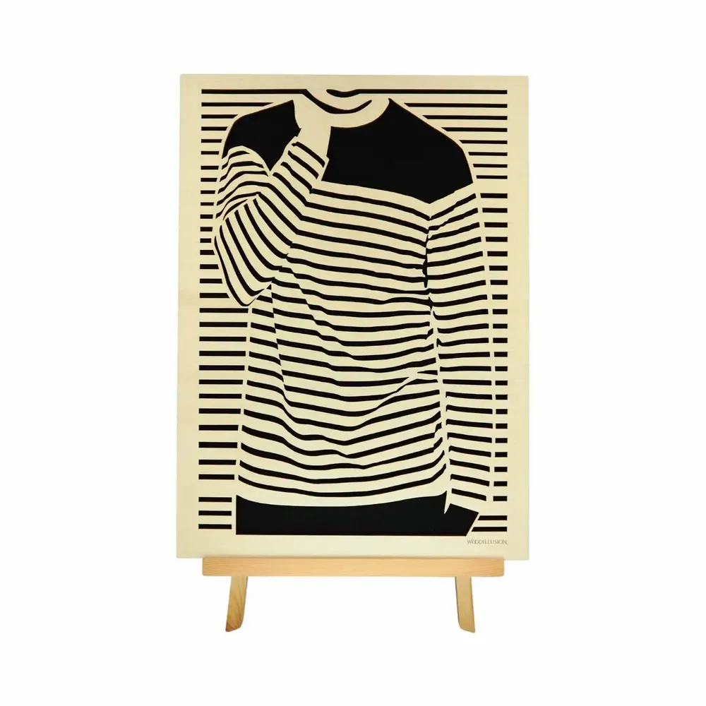 Paintings - Wooden Silhouette Wall Art 5 - WOODILLUSION