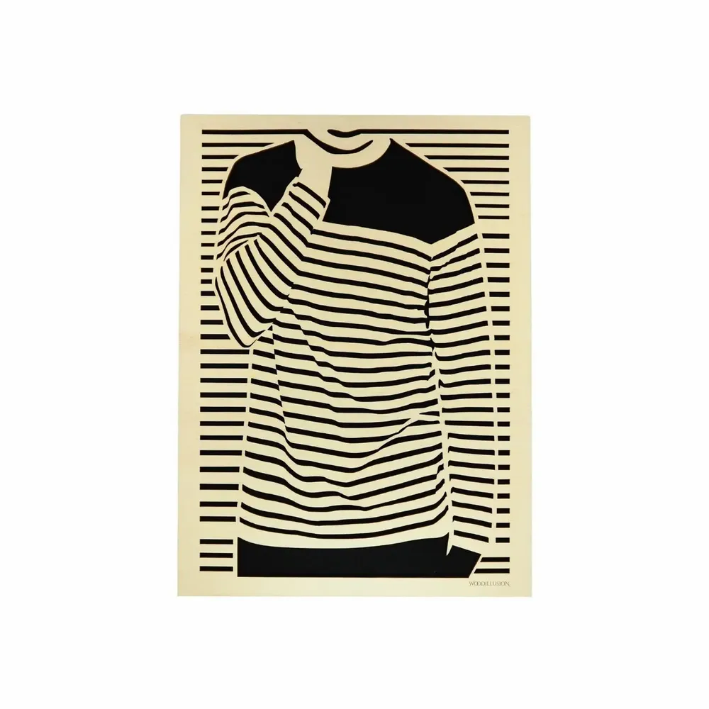 Paintings - Wooden Silhouette Wall Art 5 - WOODILLUSION