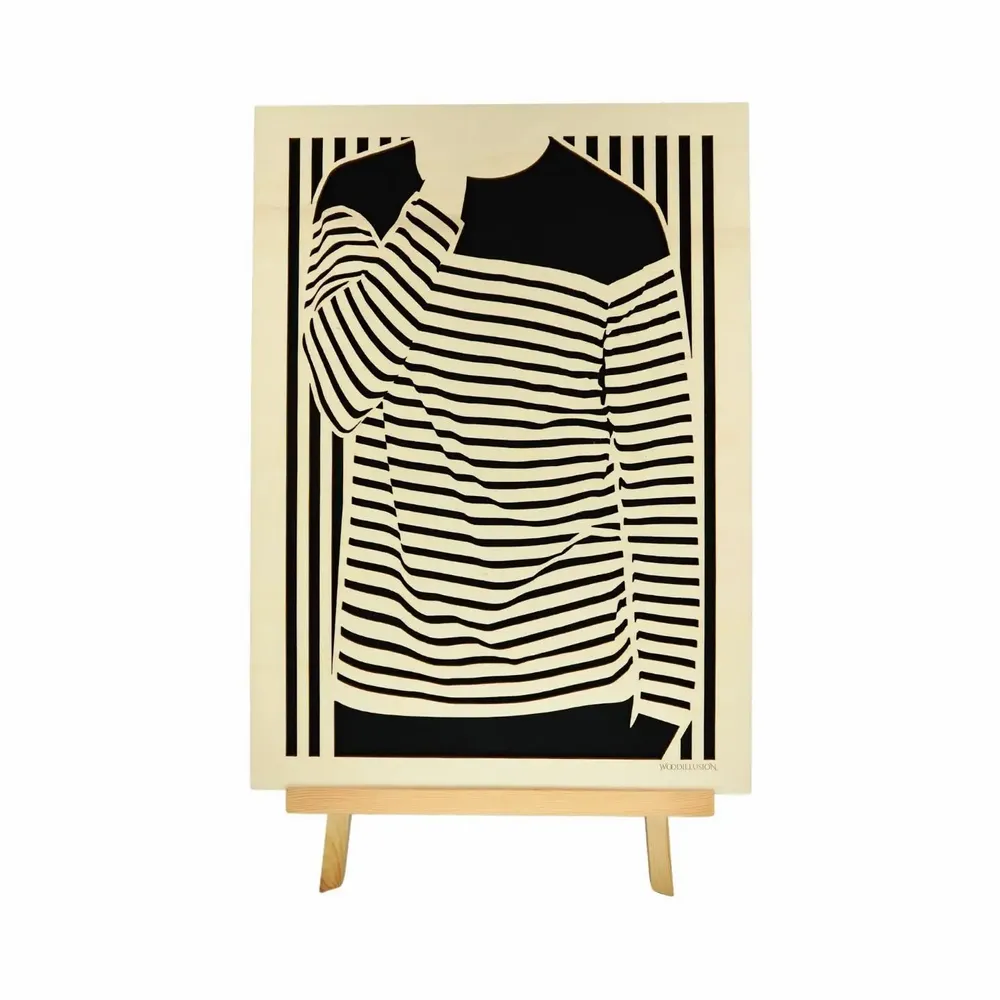 Paintings - Wooden Silhouette Wall Art 6 - WOODILLUSION