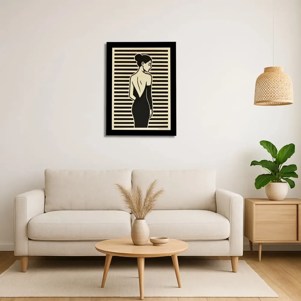 Paintings - Wooden Silhouette Wall Art 7 - WOODILLUSION