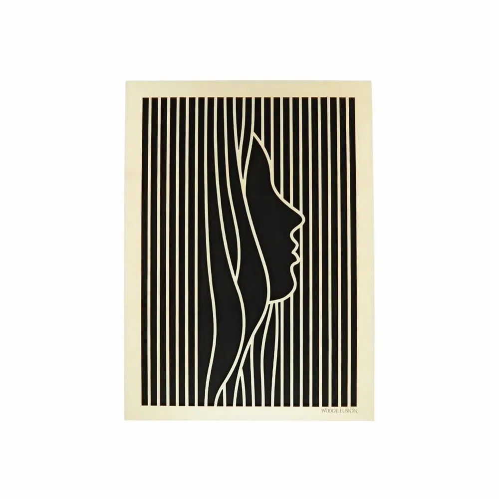 Paintings - Wooden Face Wall Art - WOODILLUSION