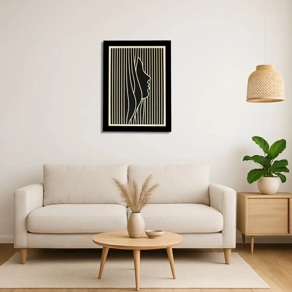 Paintings - Wooden Face Wall Art - WOODILLUSION