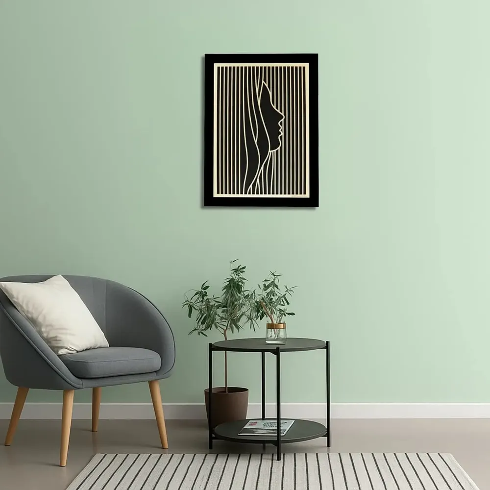 Paintings - Wooden Face Wall Art - WOODILLUSION