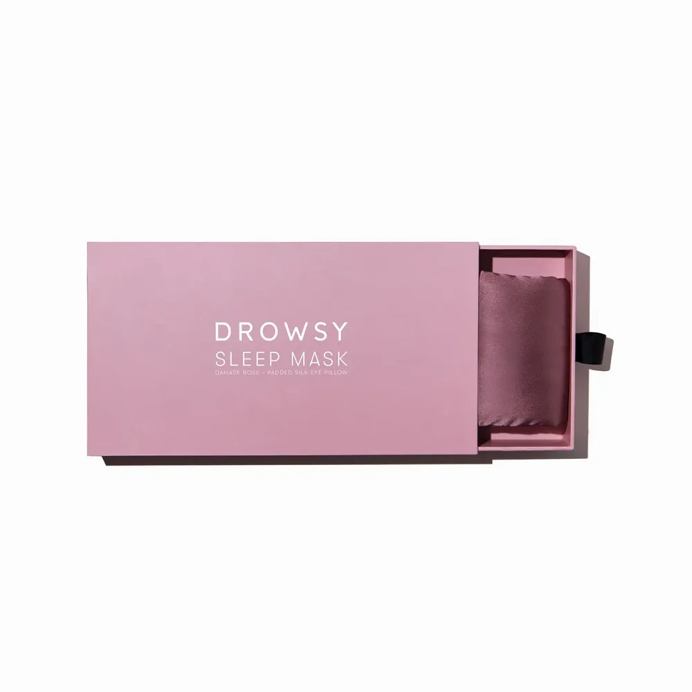 Cosmétiques - Masque de nuit en soie- Damask Rose - DROWSY S.L.