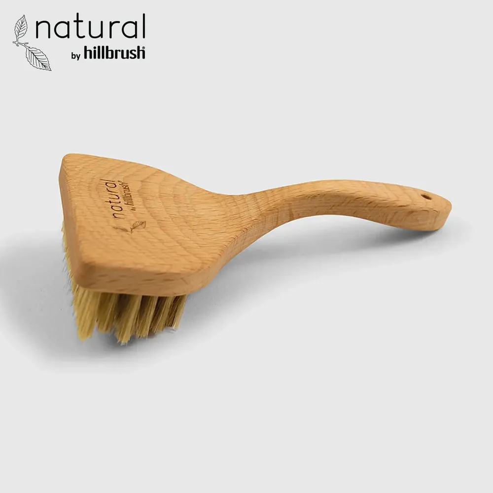 Pet accessories - 100% FSC Certified® Natural Angled Pet Grooming Brush - Soft Bristle - NATURAL BY HILLBRUSH