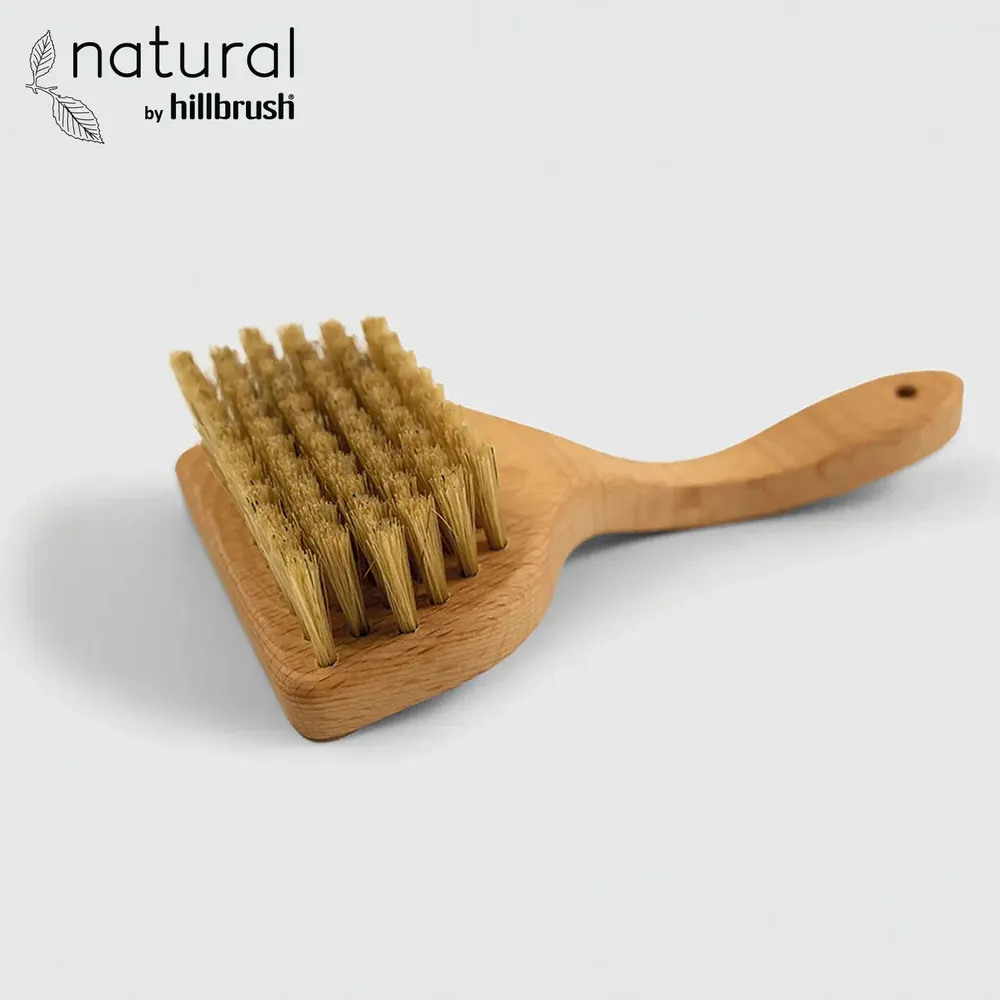 Pet accessories - 100% FSC Certified® Natural Angled Pet Grooming Brush - Soft Bristle - NATURAL BY HILLBRUSH