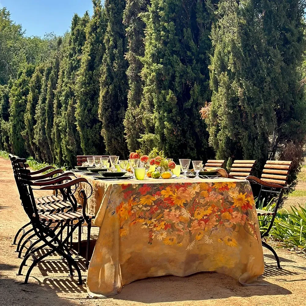 Nappes - Nappes et serviettes en lin FLEURS DES PRES - SUMMERILL AND BISHOP