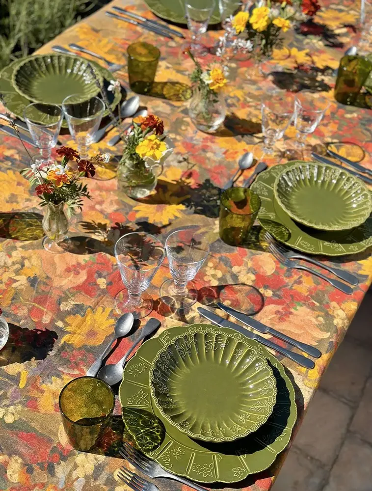 Nappes - Nappes et serviettes en lin FLEURS DES PRES - SUMMERILL AND BISHOP