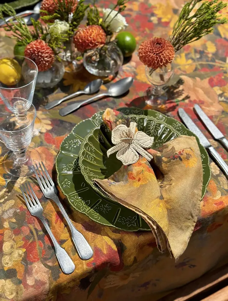 Nappes - Nappes et serviettes en lin FLEURS DES PRES - SUMMERILL AND BISHOP