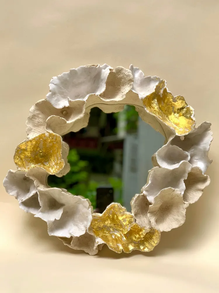 Decorative objects - Golden Light Wall Installation - CLP CERAMIQUE