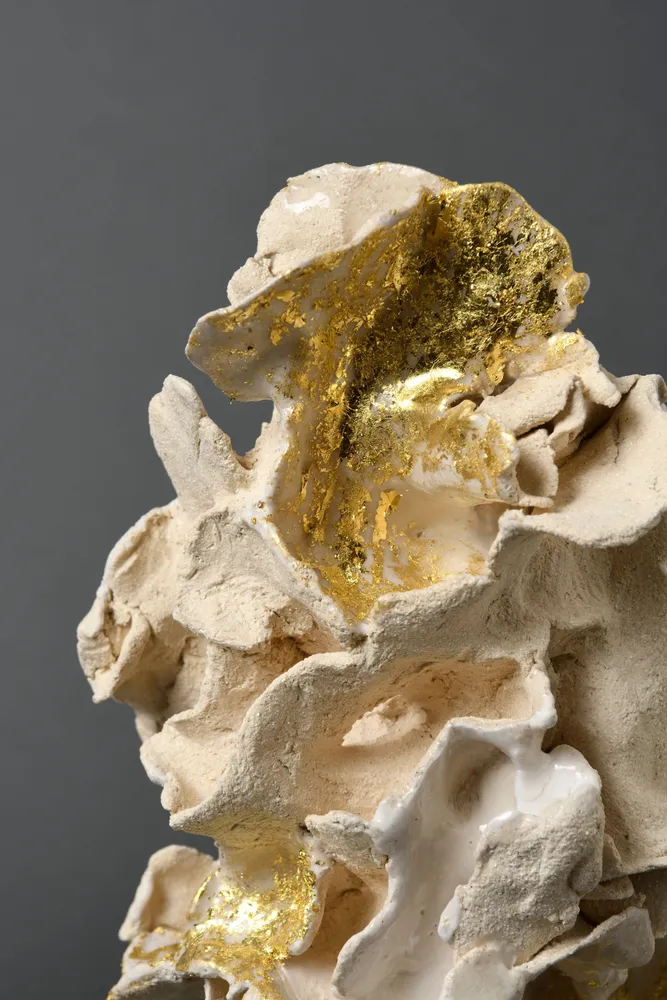 Decorative objects - Golden Light Wall Installation - CLP CERAMIQUE