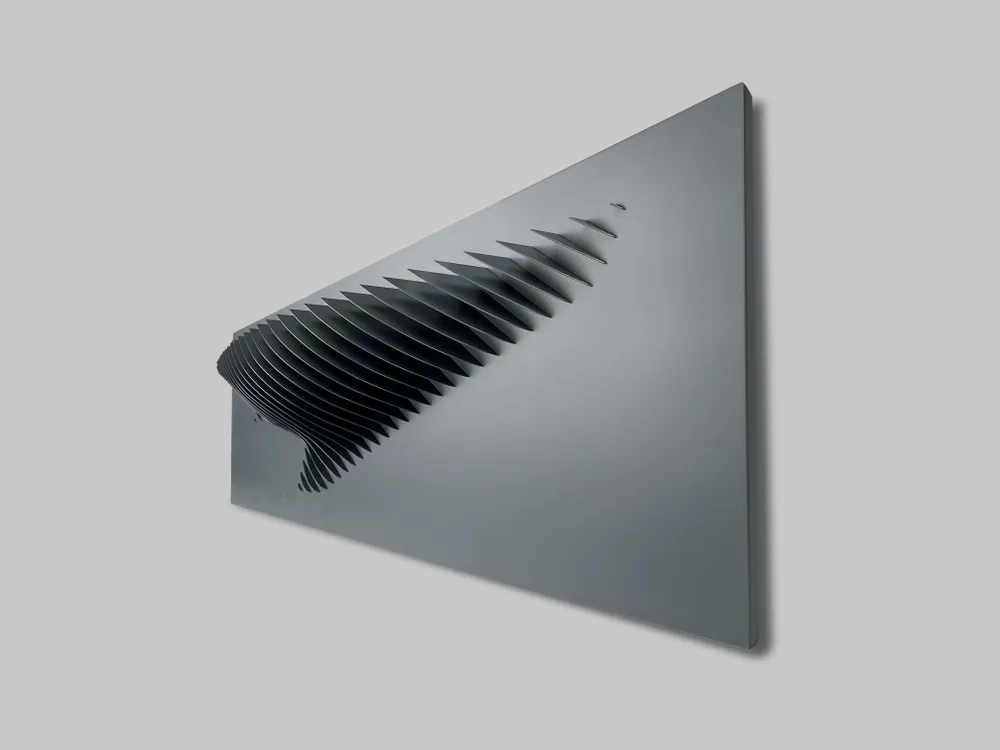 Sculptures, statuettes et miniatures - Sculpture murale IN 01 Charcoal-Charcoal - ANTOINE F.