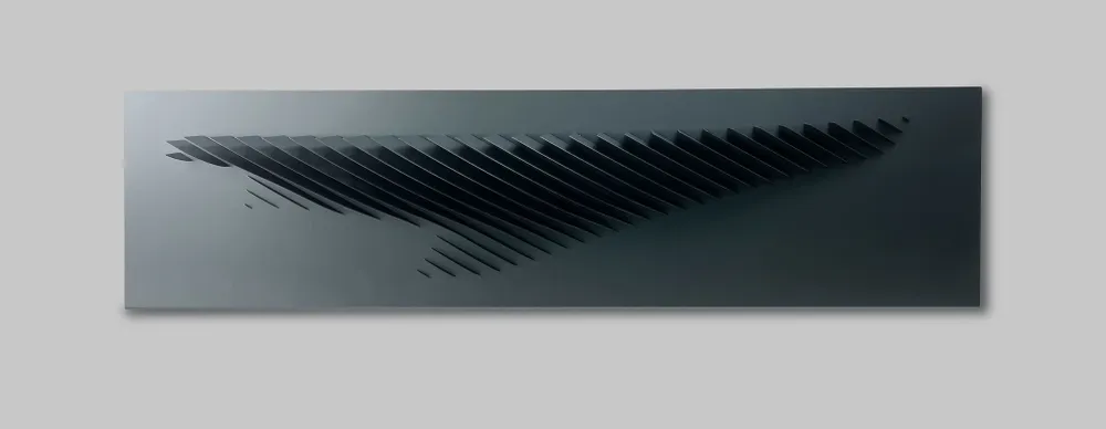 Sculptures, statuettes et miniatures - Sculpture murale IN 01 Charcoal-Charcoal - ANTOINE F.