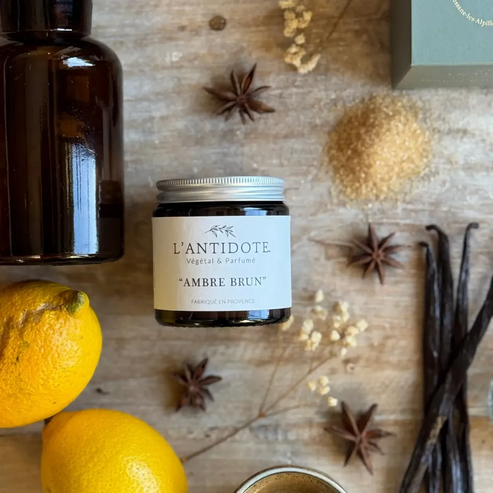 Bougies - AMBRE BRUN - L'ANTIDOTE