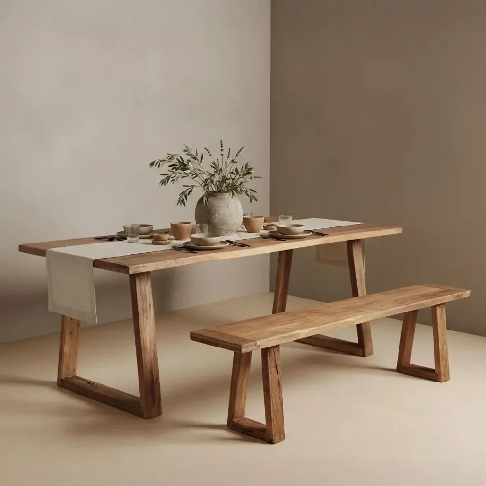 Dining Tables - Farmwood dining table - RAW MATERIALS