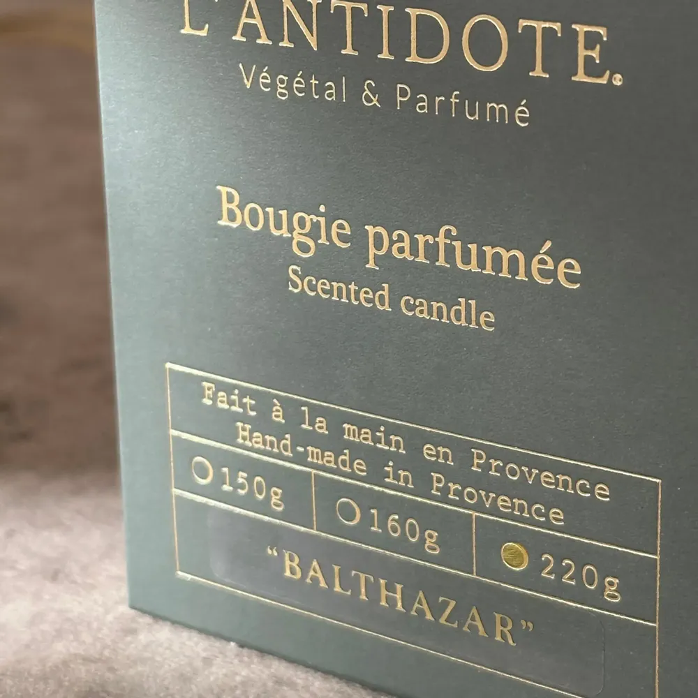 Bougies - BALTHAZAR, la bougie des Baux de Provence - L'ANTIDOTE