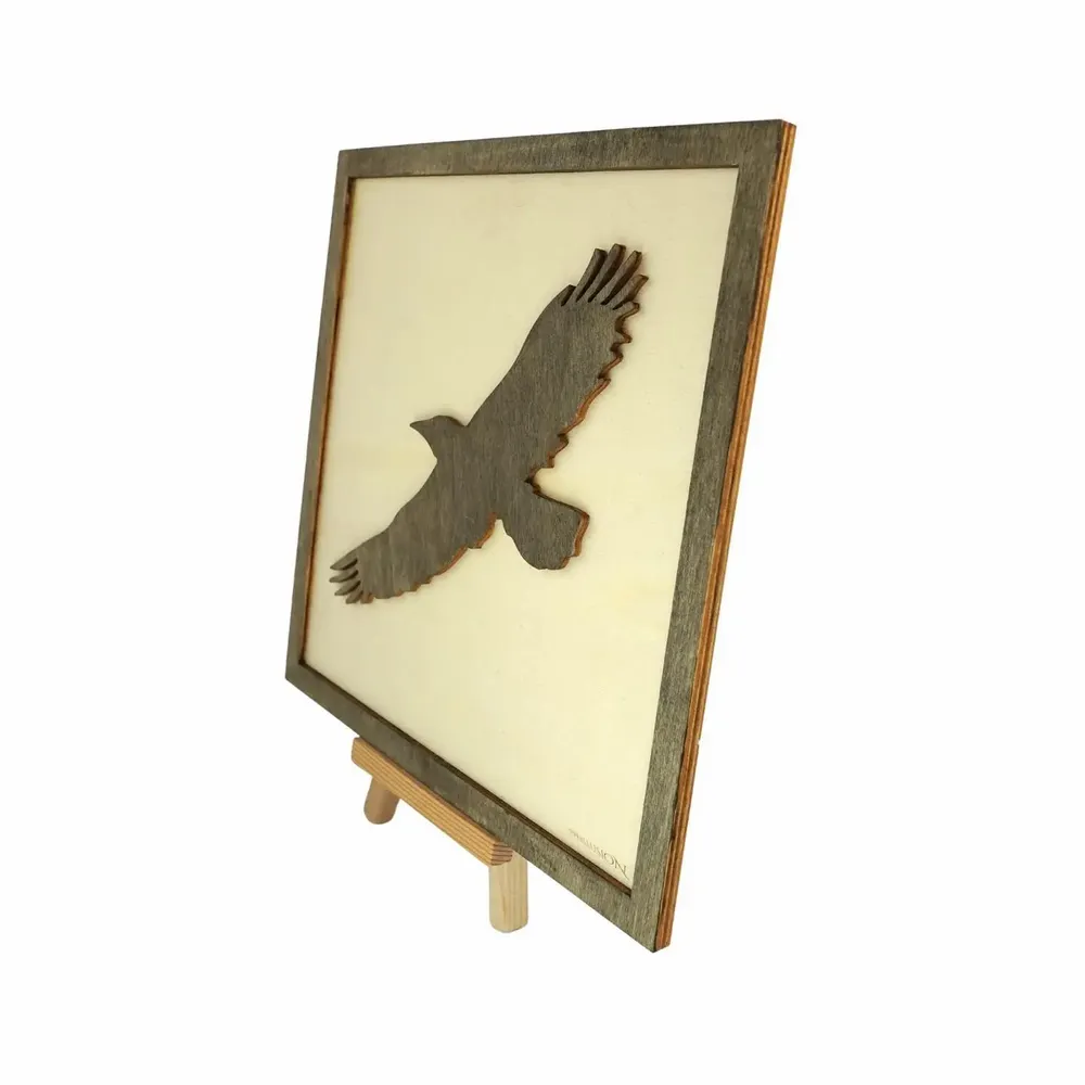 Paintings - Wooden Eagle Wall Art - WOODILLUSION