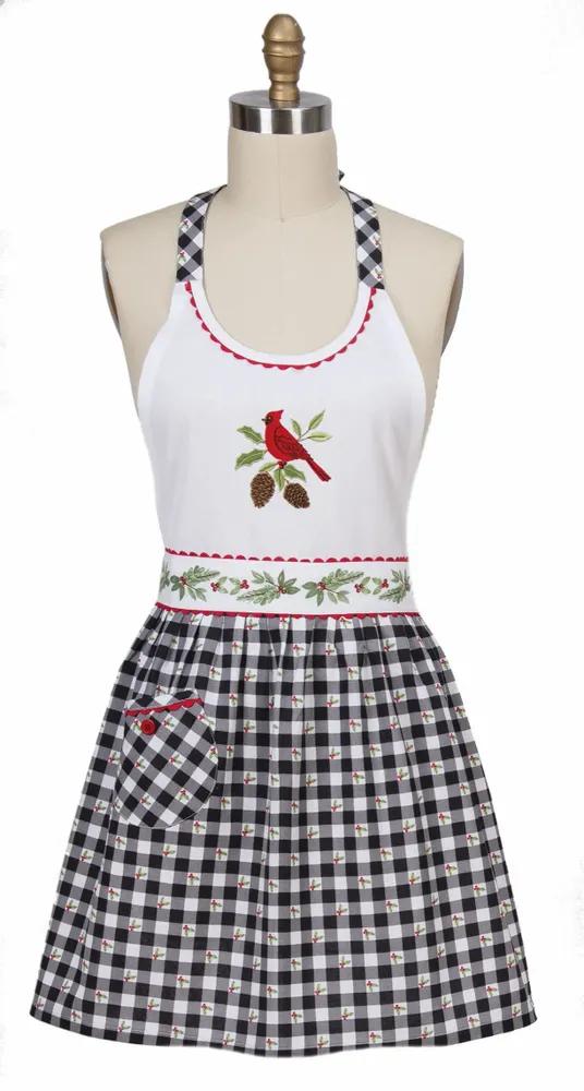 Tabliers de cuisine - tablier winter cardinal - KARENA INTERNATIONAL
