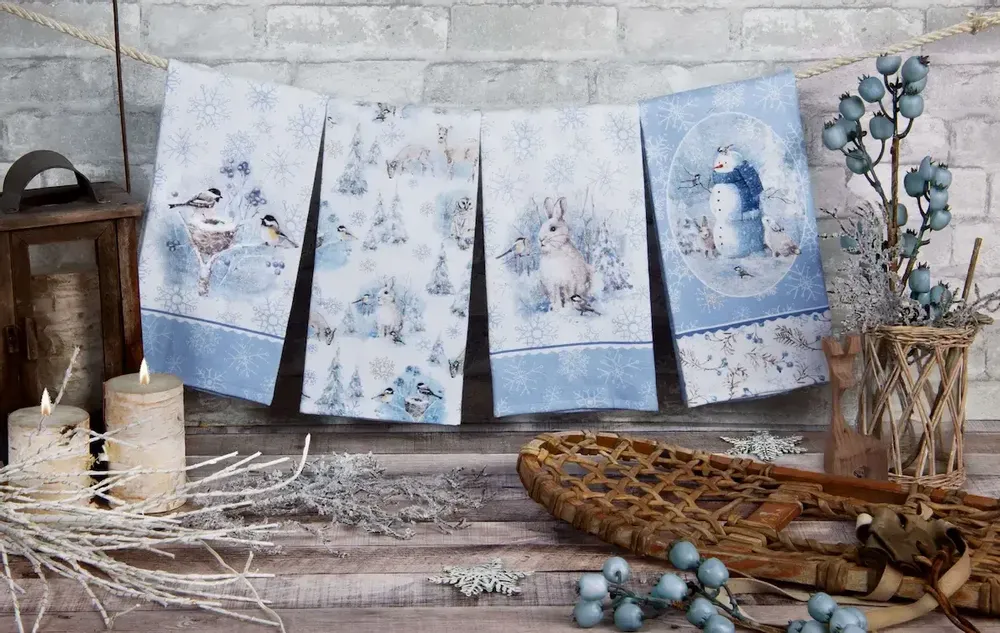 Torchons - essuies éponges let it snow - KARENA INTERNATIONAL