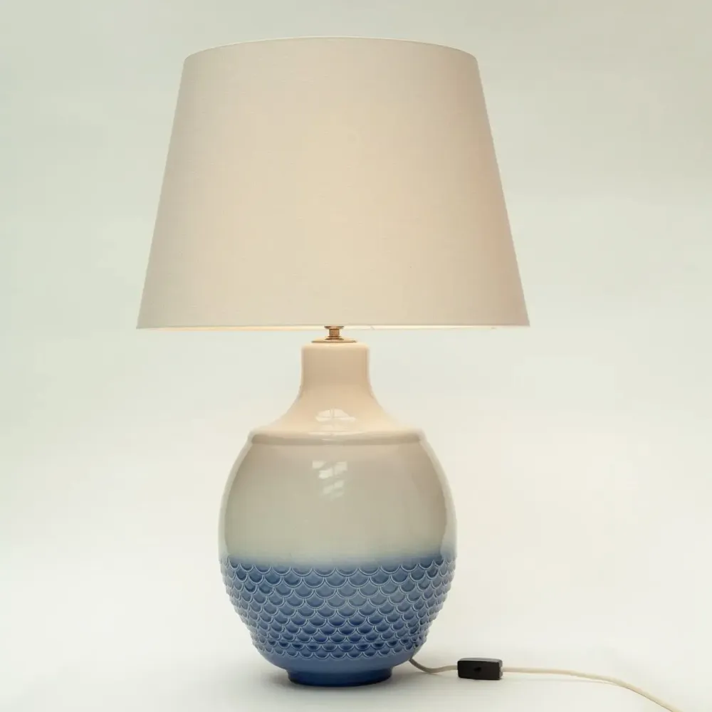 Table lamps - ABZU BLUE/WHITE Table Lamp - LUCE DI LEDA