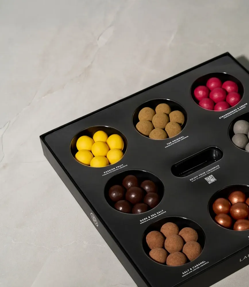 Chocolat - SELECTION BOX - RÉGLISSE ENROBÉE DE CHOCOLAT - LAKRIDS BY BÜLOW