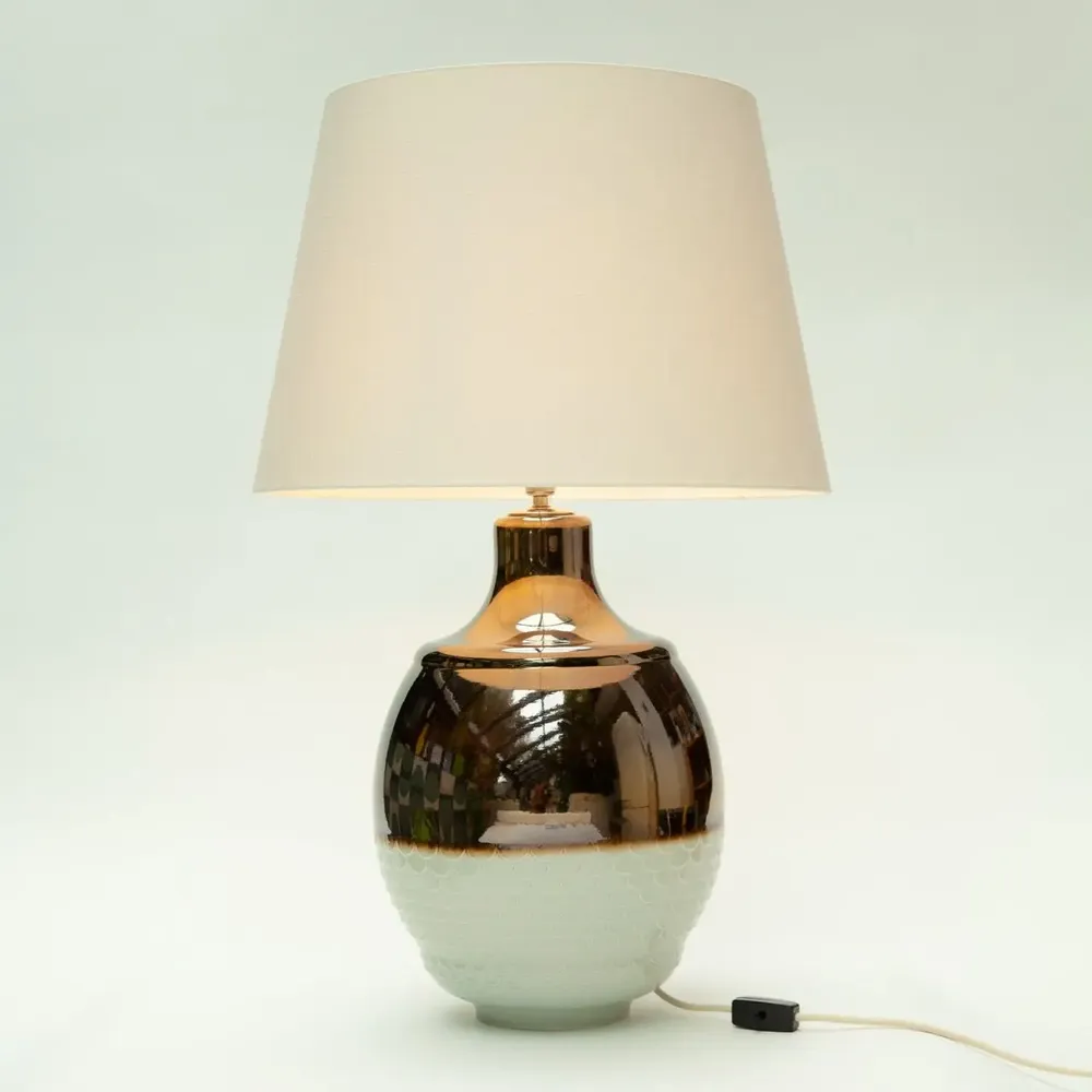 Table lamps - ABZU WHITE/BRONZE Table Lamp - LUCE DI LEDA