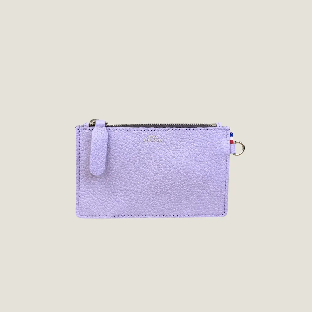 Petite maroquinerie - Mini pochette en cuir Jade – Porte-monnaie et porte-cartes pratique - ATELIER BALTUS