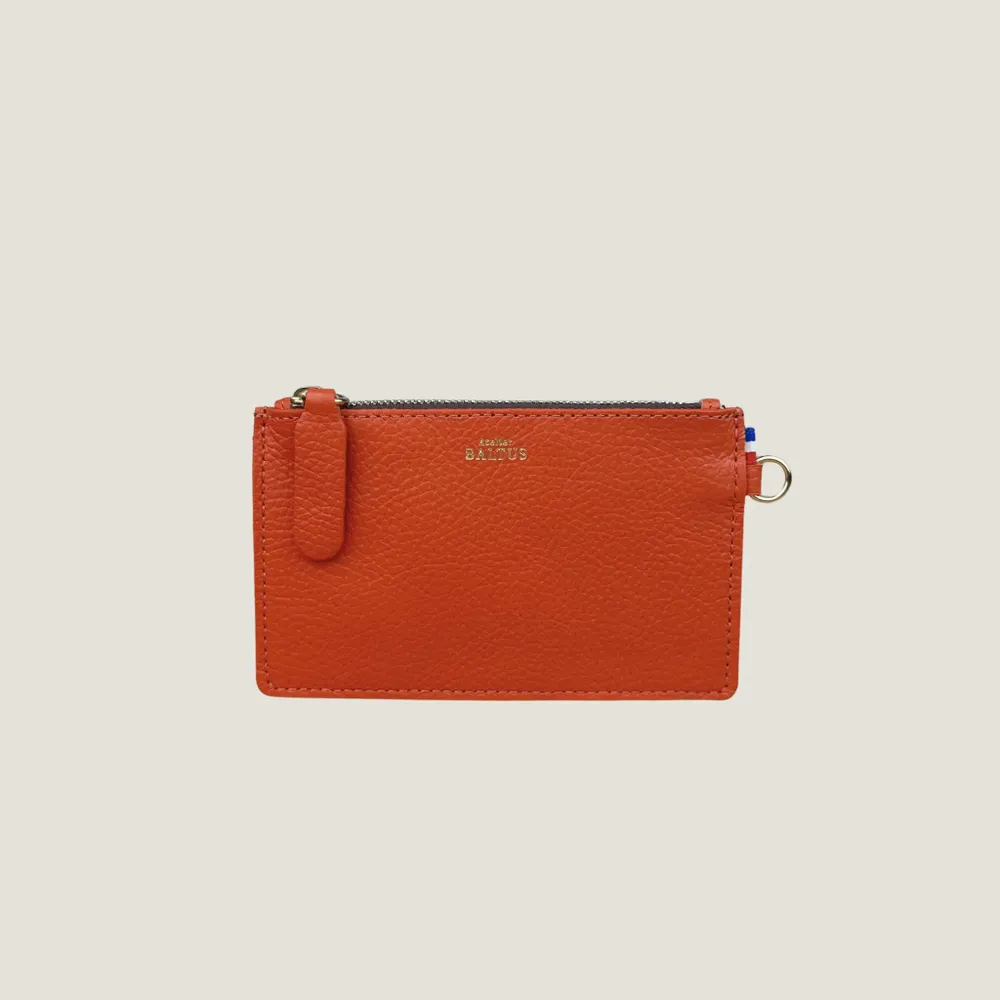 Petite maroquinerie - Mini pochette en cuir Jade – Porte-monnaie et porte-cartes pratique - ATELIER BALTUS