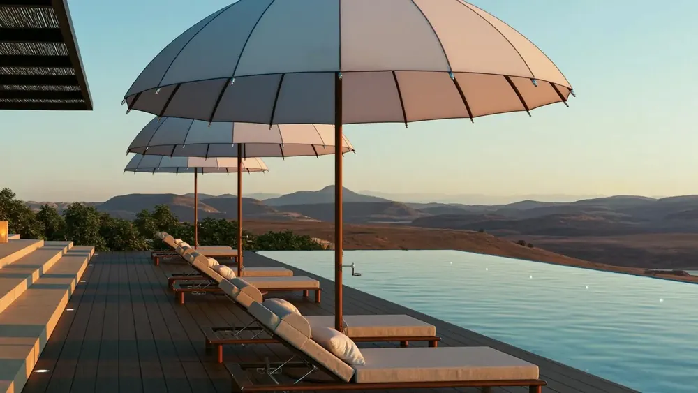 Parasols - Ocean Master MAX Bolero & MAX Bolero: Ombré Blossom - TUUCI