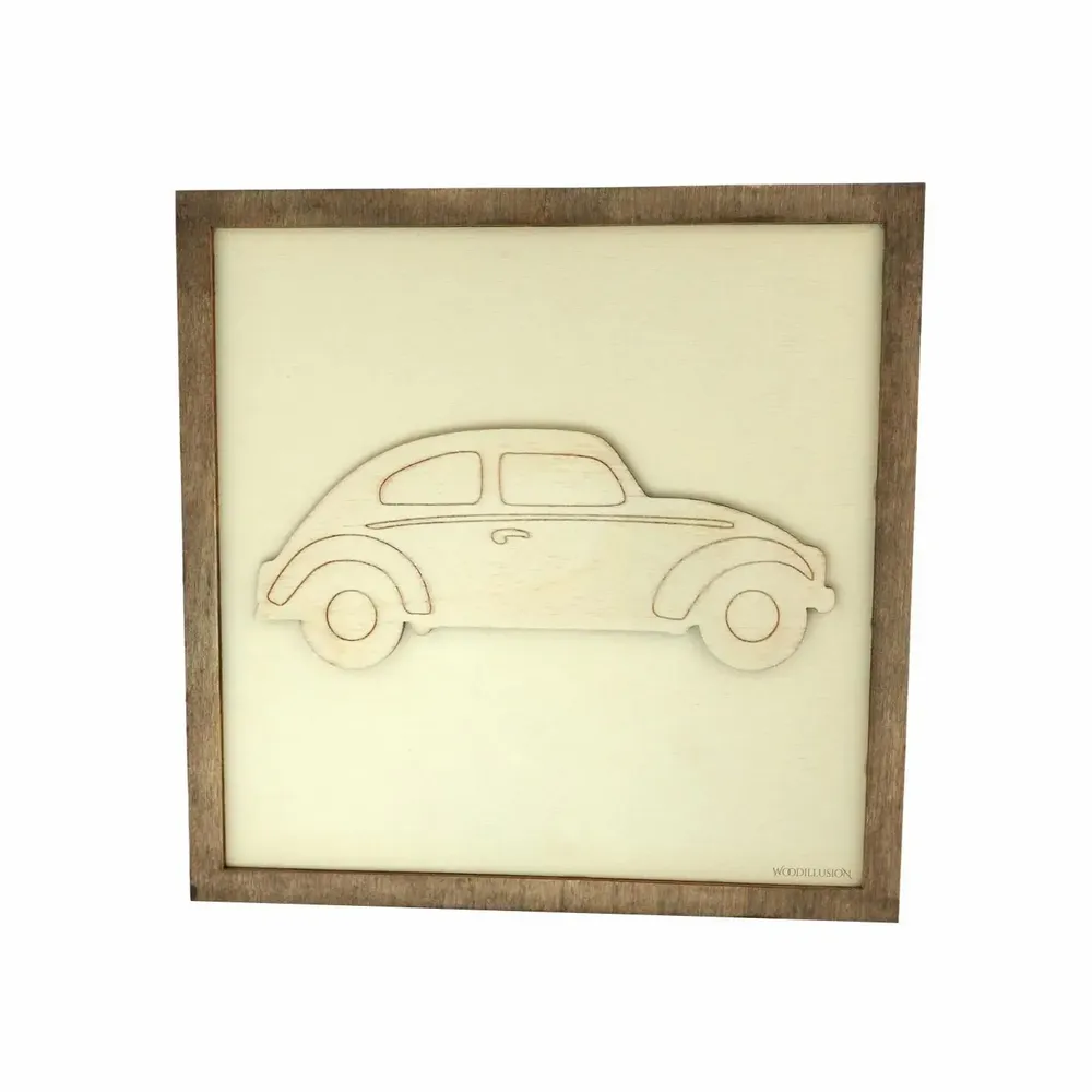 Paintings - Wooden Car Wall Art 1 - WOODILLUSION