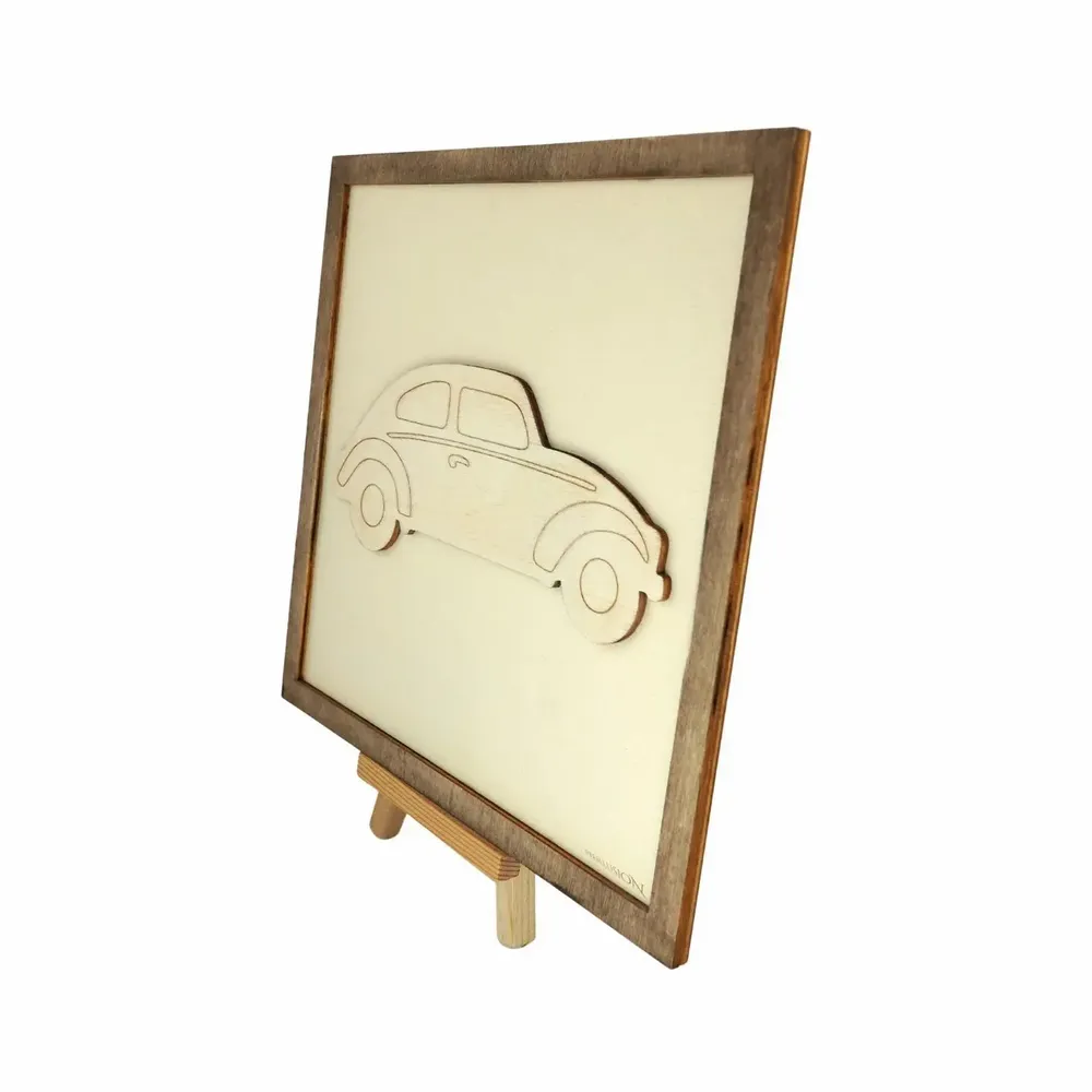 Paintings - Wooden Car Wall Art 1 - WOODILLUSION