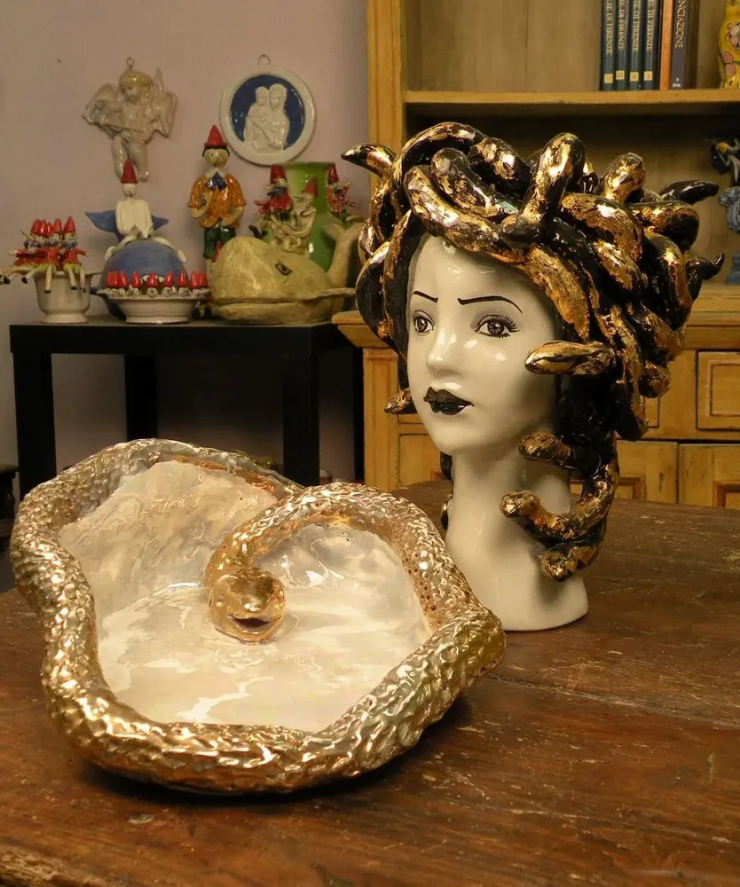 Decorative objects - Snake - CERAMICA IVANA DOLFI SRL