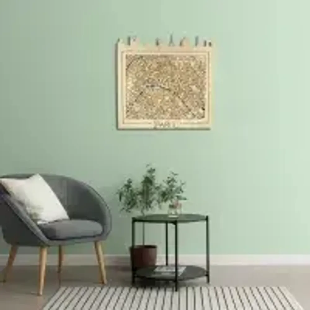 Tableaux - Tableau de Paris en Bois - WOODILLUSION