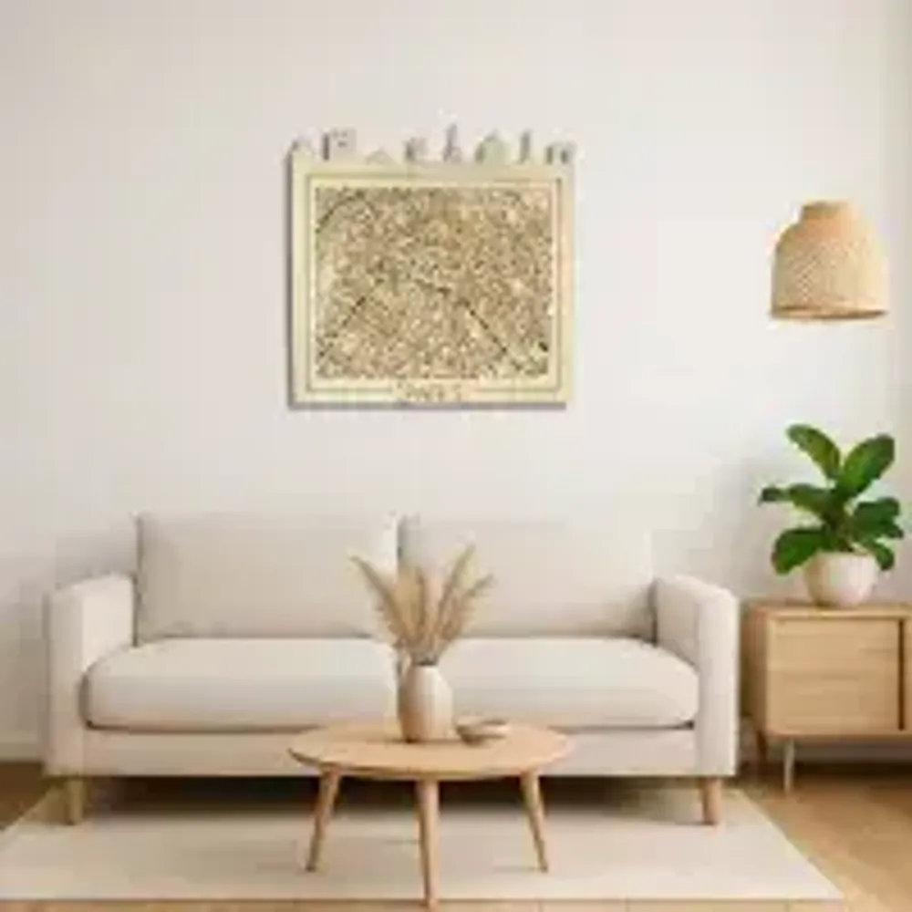 Tableaux - Tableau de Paris en Bois - WOODILLUSION